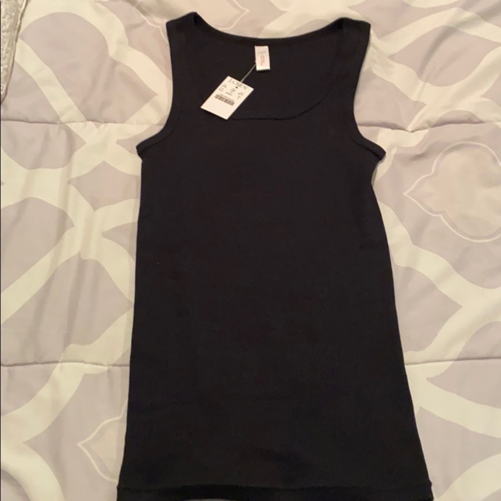 NEW Black J. Crew Fitted Favorite Tank